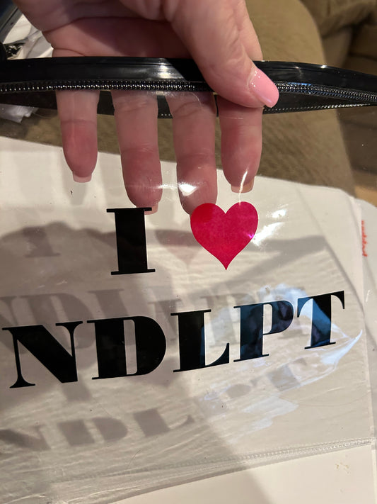 I ❤️NDLPT Vinyl Pouch