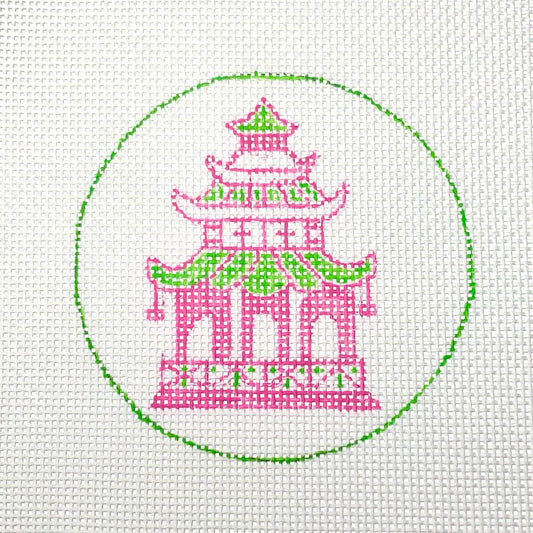 Pink & Green Pagoda