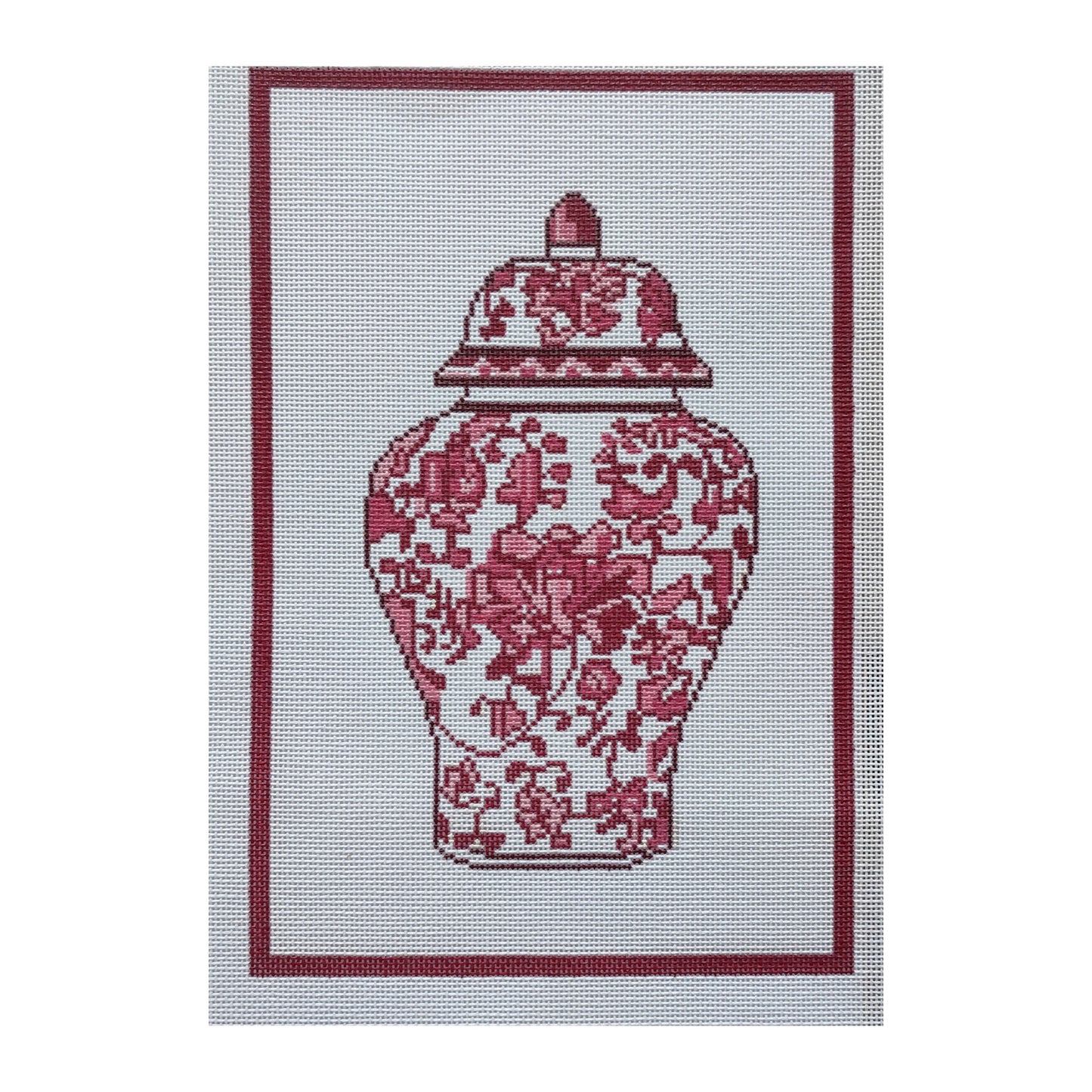 Pink Chinoiserie Ginger Jar